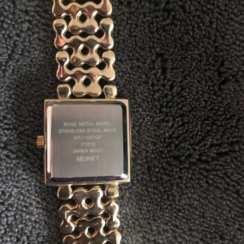 Vintage Monet Watch Mother Of Pearl Face - Picture 8 of 8